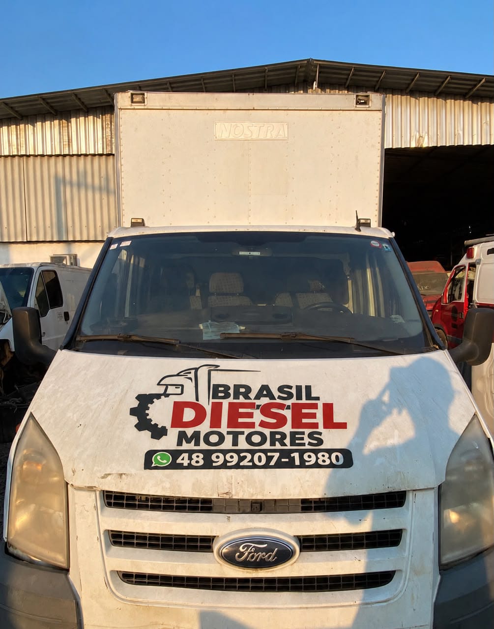 Caminhão Ford da frota Brasil Diesel Motores
